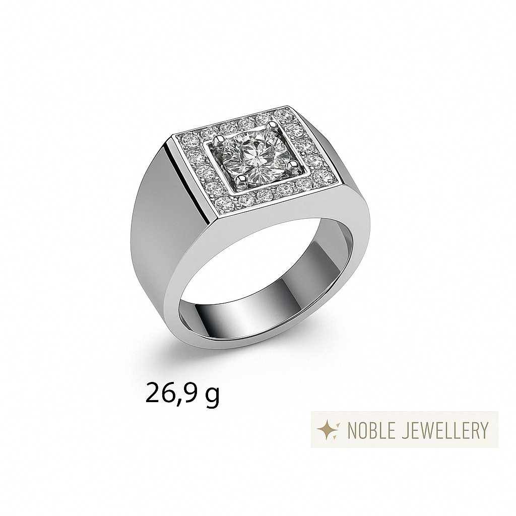 Inel stil masculin – aur galben 14K