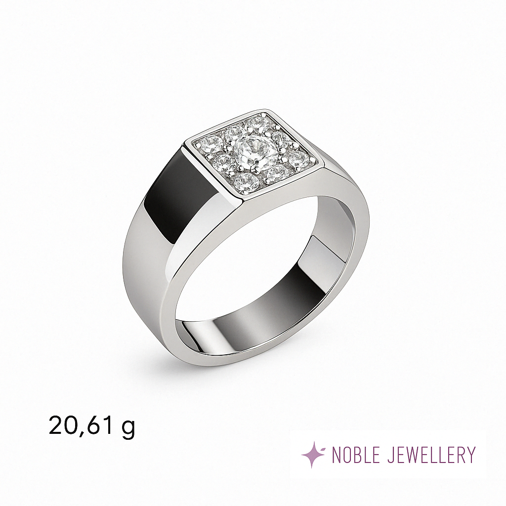 Inel stil masculin – aur galben 14K