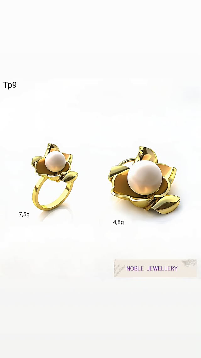 Set elegant din aur 14K – design unitar