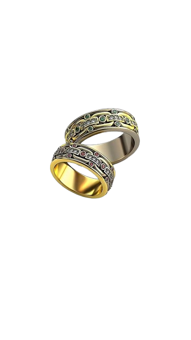 Verighetă clasică din aur galben 14K