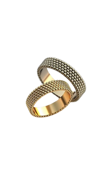 Verighetă clasică din aur galben 14K